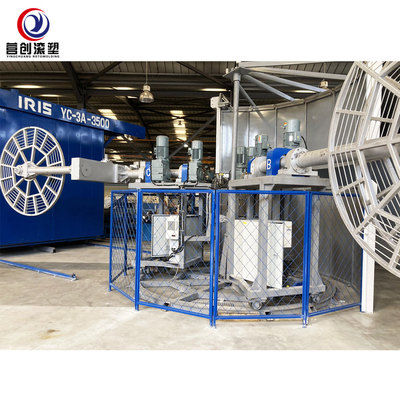 কেনা New carrousel rotomolding machine for plastic water tanks maquina rotomoldeo online manufacture