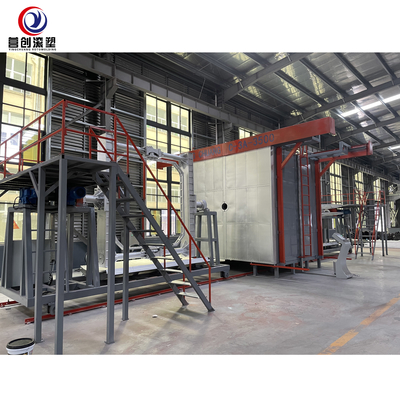 কেনা PE PP HDPE 440V জলের ট্যাঙ্কের প্লাস্টিক পণ্যের জন্য রোটারি ছাঁচনির্মাণ মেশিন online manufacture