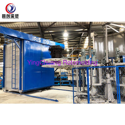 এলএলডিপিই/পিই ওয়াটার ট্যাঙ্ক তৈরির রোটারি মোল্ডিং মেশিন