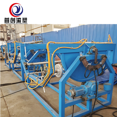 6KW-11KW রক অ্যান্ড রোল রোটেশনাল মোল্ডিং মেশিন দ্রুত গতির পারফরম্যান্স