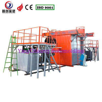 হেভি ডিউটি CS-2A-3000 শাটল রোটোমোল্ডিং মেশিন, জল ট্যাঙ্ক এবং সেপ্টিক ট্যাঙ্কের জন্য গ্যাস হিটিং শাটল রোটেশনাল মোল্ডিং ইউনিট