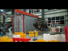 25000L প্লাস্টিক গঠনের জন্য দুই আর্ম শাটল রোটোমোল্ডিং মেশিন