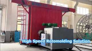 CS-3A-3500 মাল্টি-আর্ম শাটল ঘূর্ণনশীল ছাঁচনির্মাণ মেশিন